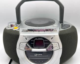 2002 GPX SM/FM Stereo Cassette Recorder & CD Player
Lot #: 96