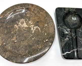 2 Vintage Natural Marble Ash Trays
Lot #: 92
