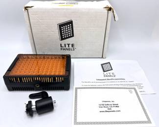 Litepanels MicroPro On-Camera Dimmable LED Video Light In Original Box With Manual
Lot #: 58