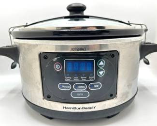 Hamilton Beach Stay Or Go Slow Cooker Type SC26
Lot #: 121