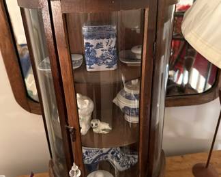 Lovely miniature bowfront cabinet 