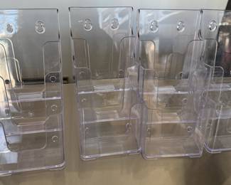 Clear Acrylic Brochure Holders  