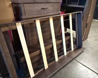 Oak Furniture West Bedroom Suite with Trundle Beds and Mattresses, Headboards, Dresser and Nightstand