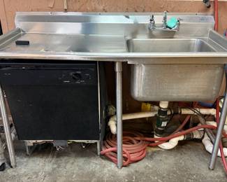 Advance Tabco Commercial Sink with Drainboard 