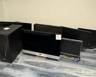 Various Desk-Top Computers and Monitors