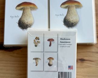Earth Sky + Water Mushroom Assortment Notecard Set