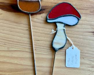 Stained Glass Mushroom Art