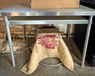 Commercial Work Table with Undershelf by Sani Safe