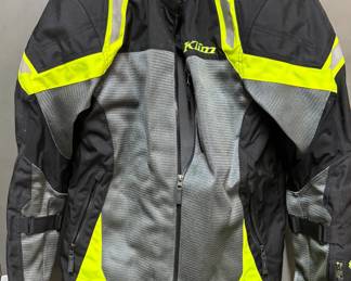 Klim Induction Men's Motorcycle Jacket in Black and Hi-Vis Yellow