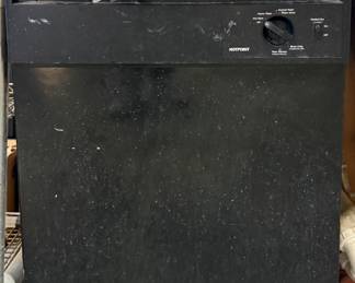 Black Hotpoint Built-In Dishwasher  