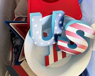 Assorted Patriotic Decor