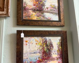 beautiful framed oil paintings