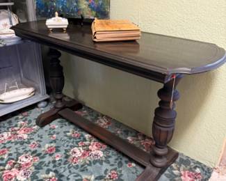 black sofa table