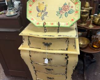 venetian baroque-style chest, tray