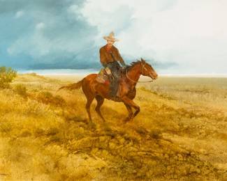 Raul Gutierrez, Cowboy on Horseback