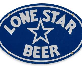 Lone Star Beer Porcelain Sign