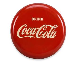 Coca-Cola Button Sign