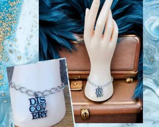 TC Sterling Silver Charm Bracelet With Sterling Discovery Charm