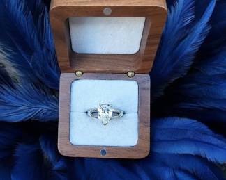  01 Pear Shaped Engagement Ring Beautiful  Great Refraction