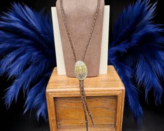 Vintage Bolo Tie Monogram H