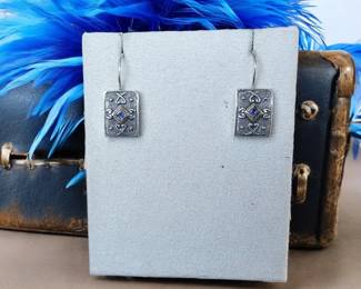 Antole 14kt Sterling Silver Earrings 
