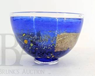KOSTA BODA SIGNED ART GLASS BOWL 