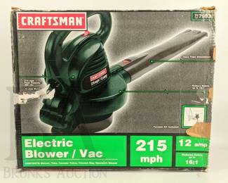 CRAFTSMANS ELECTRIC BLOWER / VAC