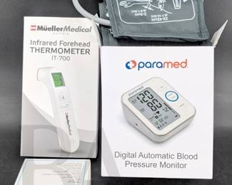 THERMOMETER AND BLOOD PRESSURE CUFF