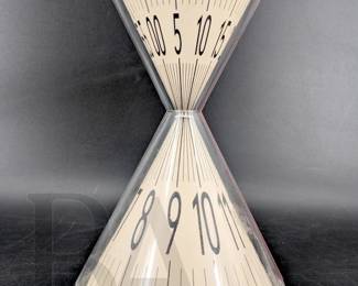 HOURGLASS SHAPED CLOCK