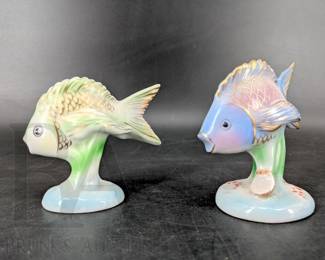 HANDPAINTED PORCELAIN FISH