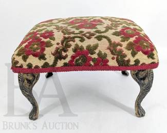 UPHOLSTERED FOOT STOOL