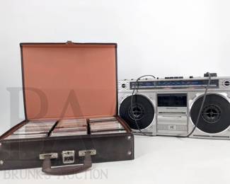MAGNAVOX BOOMBOX AND CASSETTES