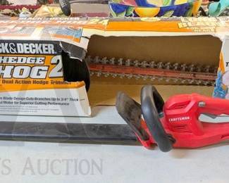BLACK AND DECKER HEDGE TRIMMERS