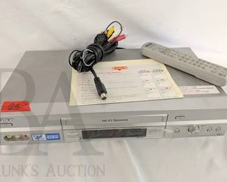 SONY VHS PLAYER