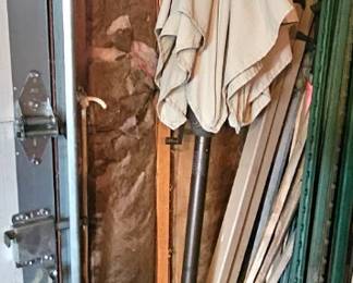 Outdoor Umbrella And Base