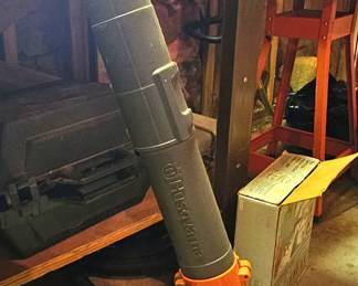 Husqvarna 125B Leaf Blower With Gutter Attachments 