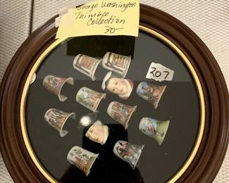 #207	George Washington Thimble Collection w/12 thimbles	 $30.00 
