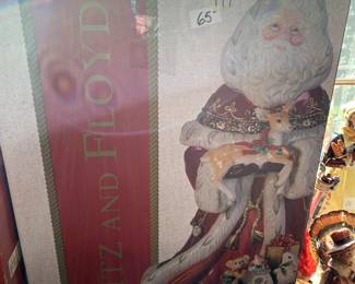 #177	Fitz and Floyd Yuletide Holiday Santa figurine	 $65.00 
