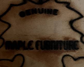 #68	Genuine Maple 7 Drawer Desk w/wood carved Handles - Upstairs - You Move - 44x20x27	 $75.00 
