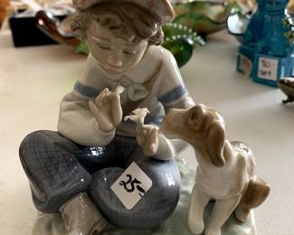 #108	Lladryo 5450 Boy with Puppy Dog	 $25.00 
