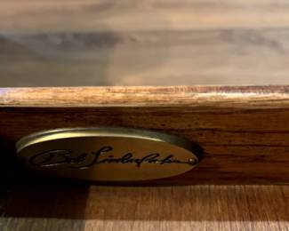 #200	Timberlake Coffee Table w/3 Sliding Drawers open to each side and glass display top - 40x40x19	 $200.00 
