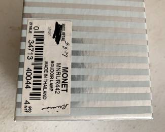 #109	Monet Boudour Lamp Trinket Box	 $25.00 
