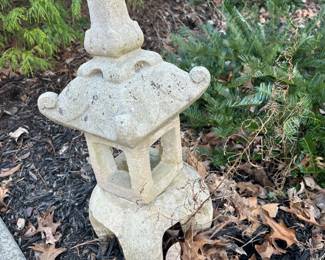 #262	3 Piece Concrete Lantern 25"	 $40.00 
