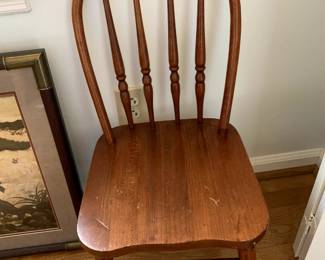#79	Wood kids Wooden Chair - 14" Tall	 $20.00 

