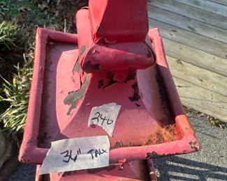 #240	Red Metal Japanese  36" as is 	 $20.00 
