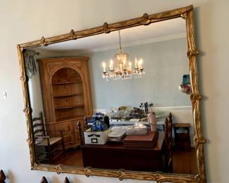 #41	Gold Painted Wood Mirror - 38x30	 $75.00 
