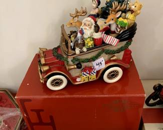 #169	Fitz and Floyd Santa with Car	 $45.00 
