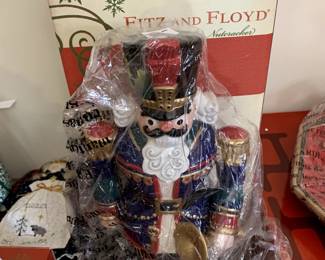 #166	Holiday Nutcracker - Fitz and Floyd - 15" tall w/box	 $50.00 
