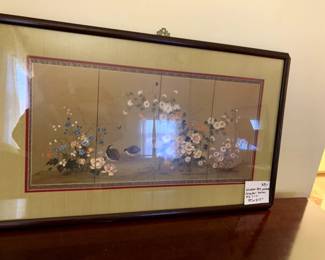 #93	Windsor Art Product - Oriental Scene - 35x21.5" Framed and Matted	 $35.00 
