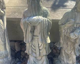 #225	Asian Concrete Statue 26"	 $30.00 
